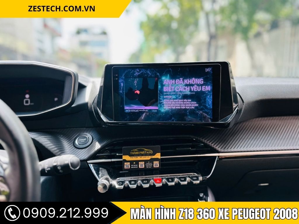 Màn Hình Z18 360 Xe Peugeot 2008 