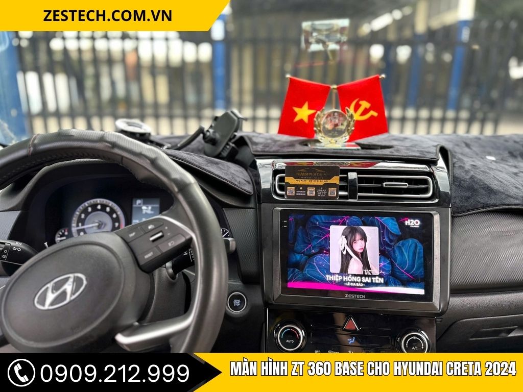 Màn Hình ZT360 Base Cho Hyundai Creta 2024