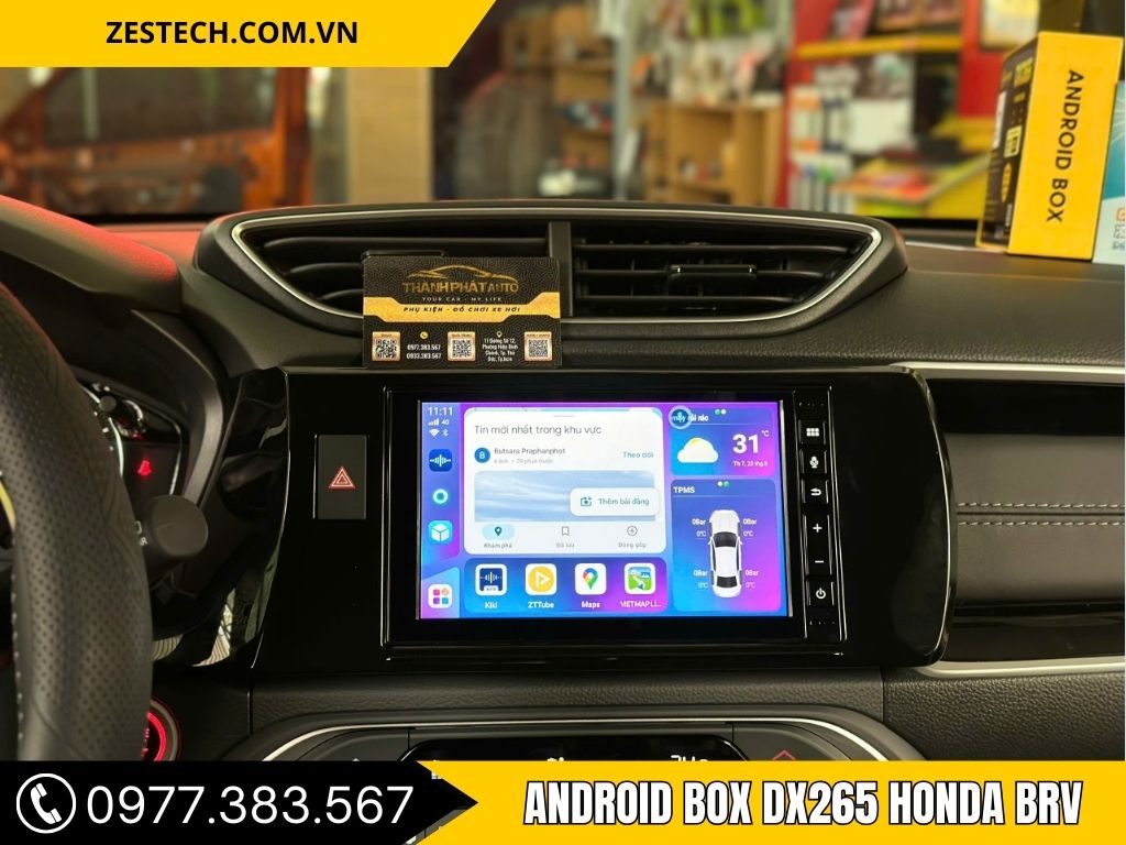 Android Box DX265 Honda BRV – Nâng Cấp Trải Nghiệm Thông Minh
