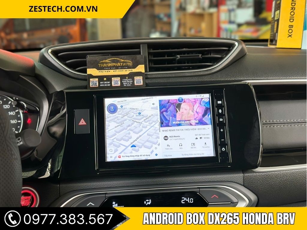 Android Box DX265 Honda BRV – Nâng Cấp Trải Nghiệm Thông Minh
