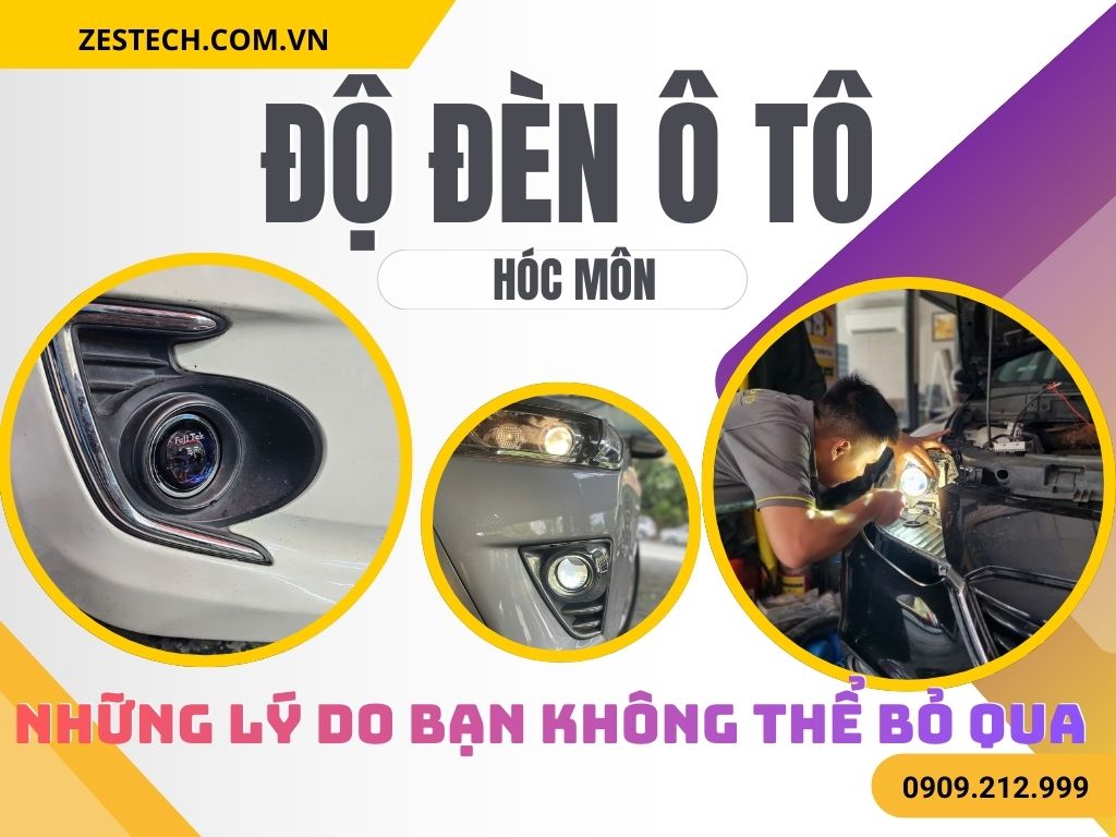 Độ Đèn Ô Tô Tại Hóc Môn
