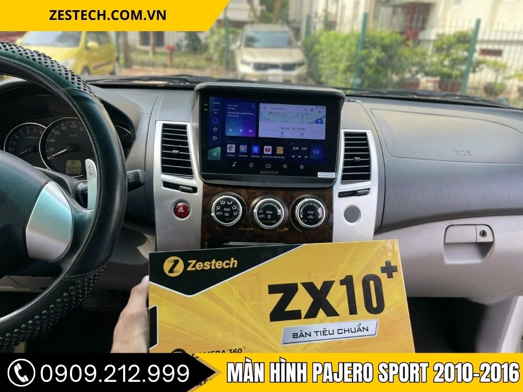 Hình Ảnh Màn Hình Pajero Sport 2010, 2011, 2012, 2013, 2014, 2015, 2016