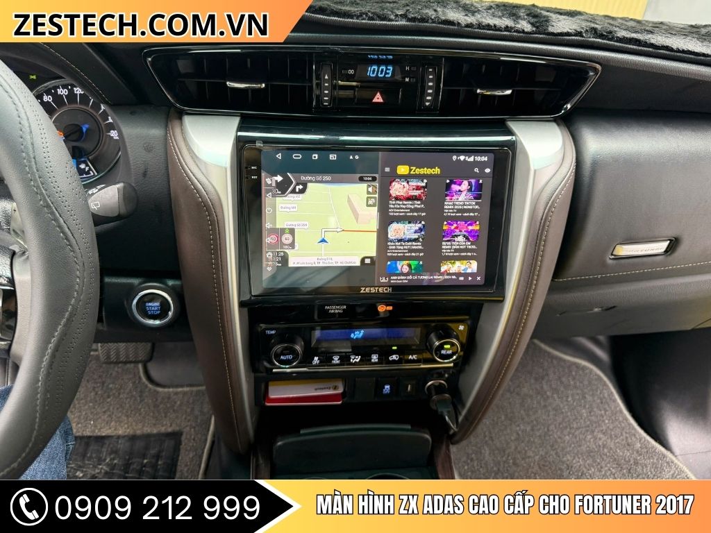 Màn Hình ZX ADAS Cao Cấp Cho Fortuner 2017