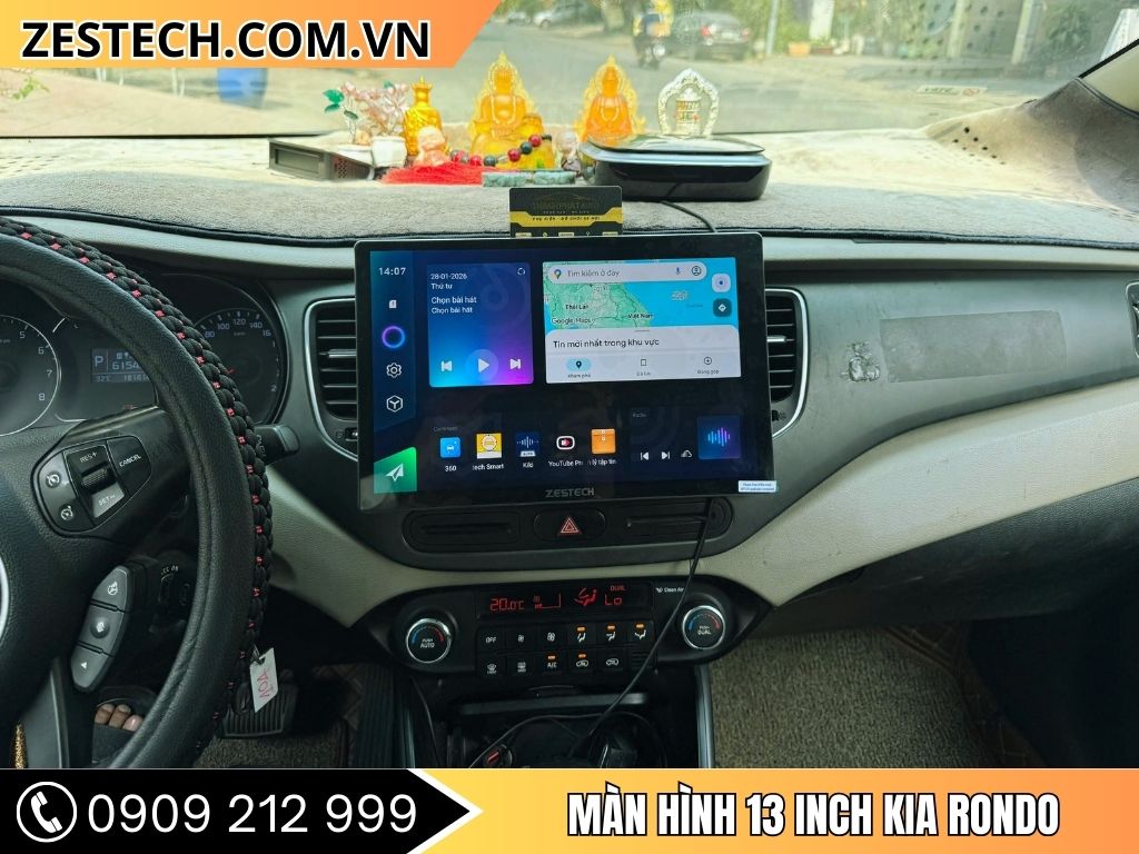 Màn Hình 13 Inch Kia Rondo