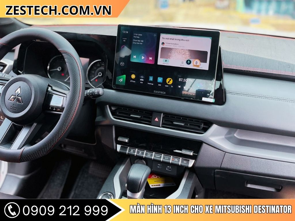 Màn Hình 13 Inch Cho Xe Mitsubishi Destinator