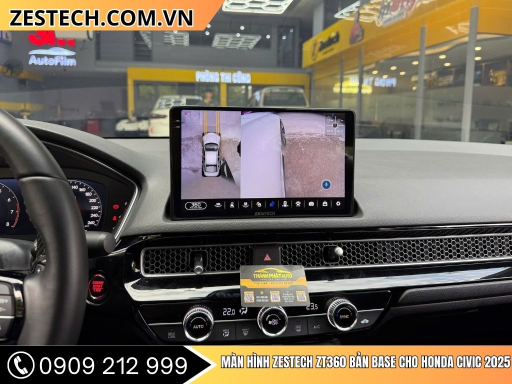 Màn Hình Zestech ZT360 Bản Base Cho Honda Civic 2025