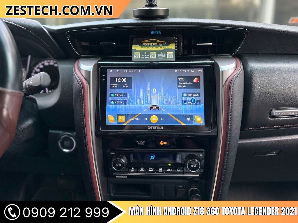 Màn hình Android Z18 360 Toyota Legender 2021