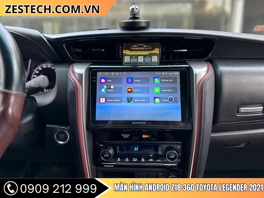 Màn hình Android Z18 360 Toyota Legender 2021