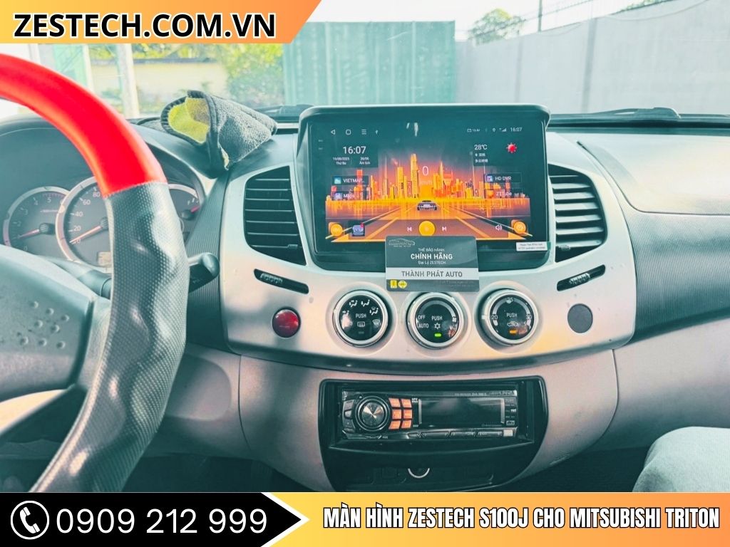 Màn Hình Zestech S100J Cho Mitsubishi Triton