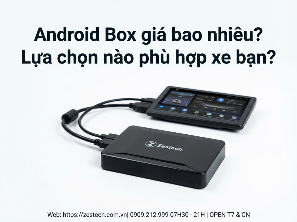 Android Box giá bao nhiêu? Lựa chọn nào phù hợp xe bạn?