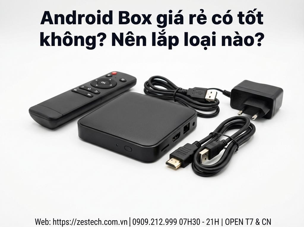Android Box giá rẻ có tốt không? Nên lắp loại nào?