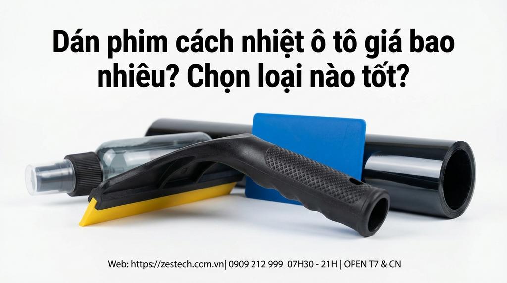 Dán phim cách nhiệt ô tô giá bao nhiêu? Chọn loại nào tốt?