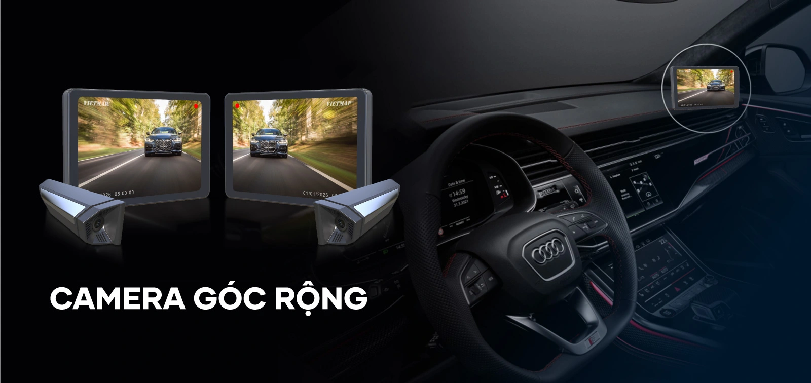 gương điện tử vietmap sc620