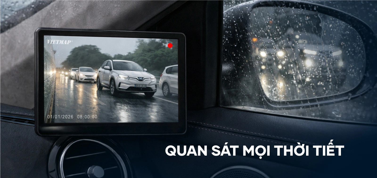 gương điện tử vietmap sc620