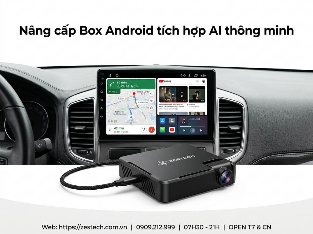 Nâng cấp Box Android tích hợp AI thông minh