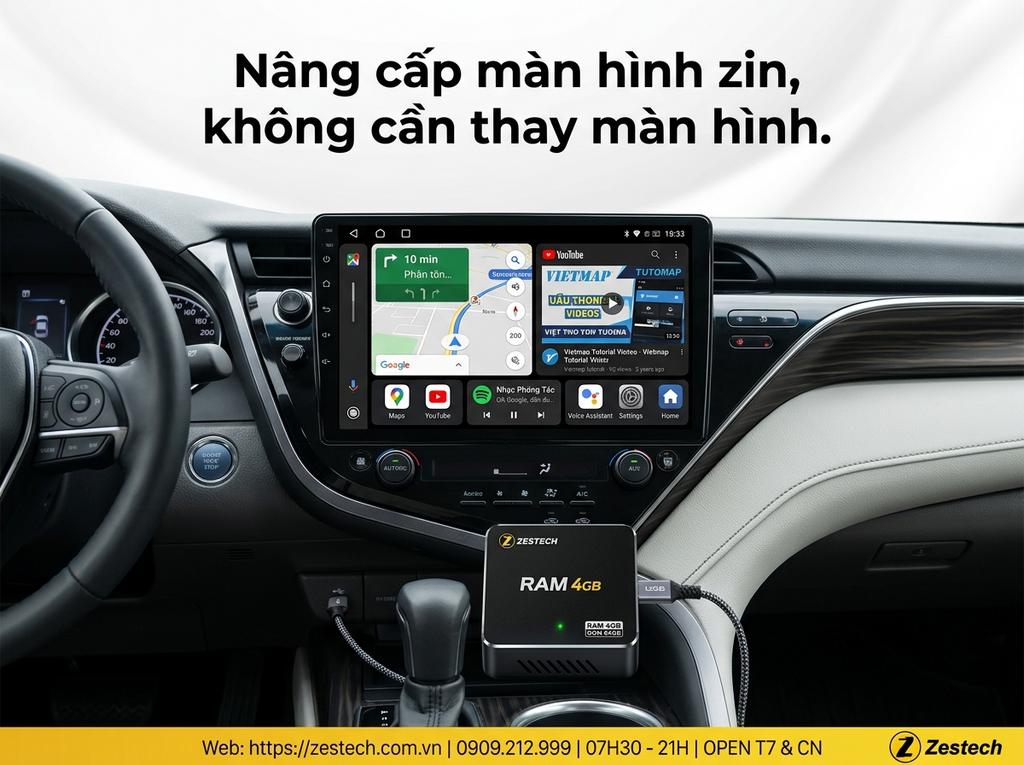 Nâng cấp màn hình zin, không cần thay màn hình.