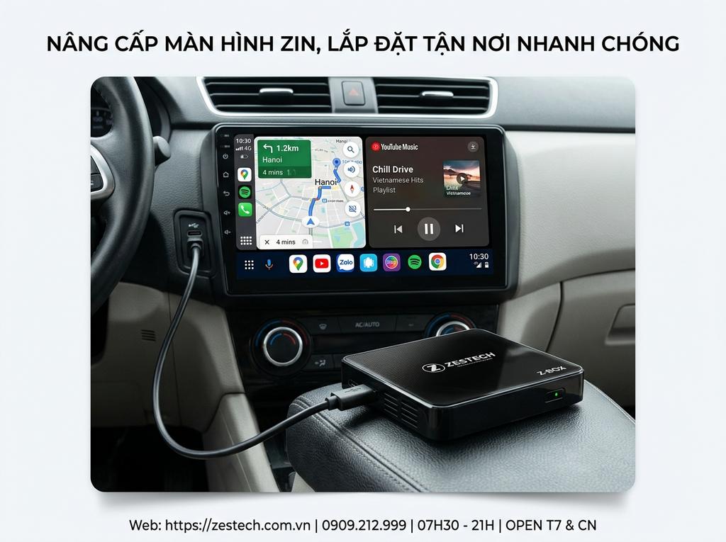 Nâng cấp màn hình zin, lắp đặt tận nơi nhanh chóng