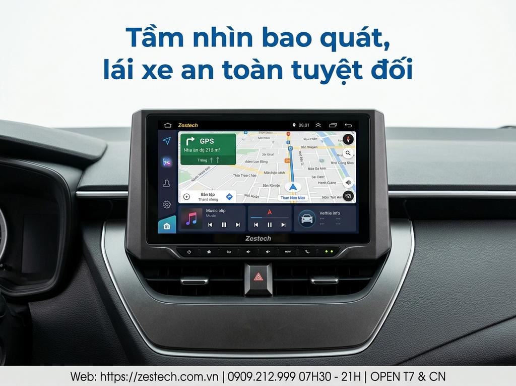 Tầm nhìn bao quát, lái xe an toàn tuyệt đối