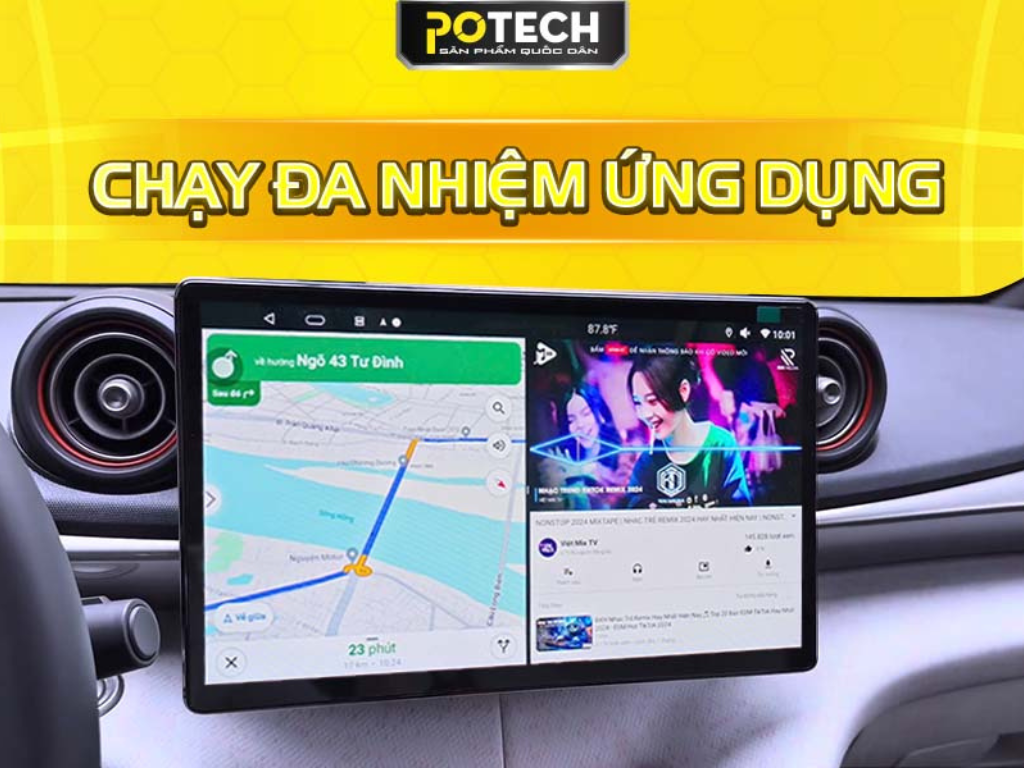 Android Box Potech EX8 – Biến Màn Hình Zin Thành Android Thông Minh