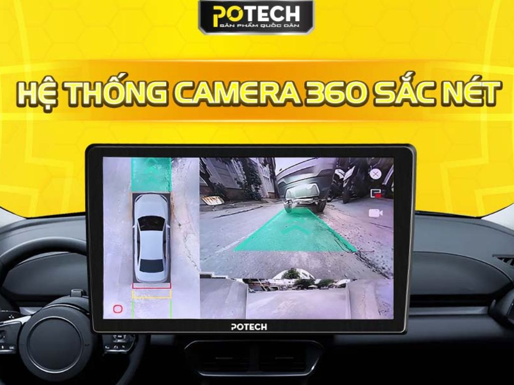 Hệ thống Camera 360 trên Potech PX9 360