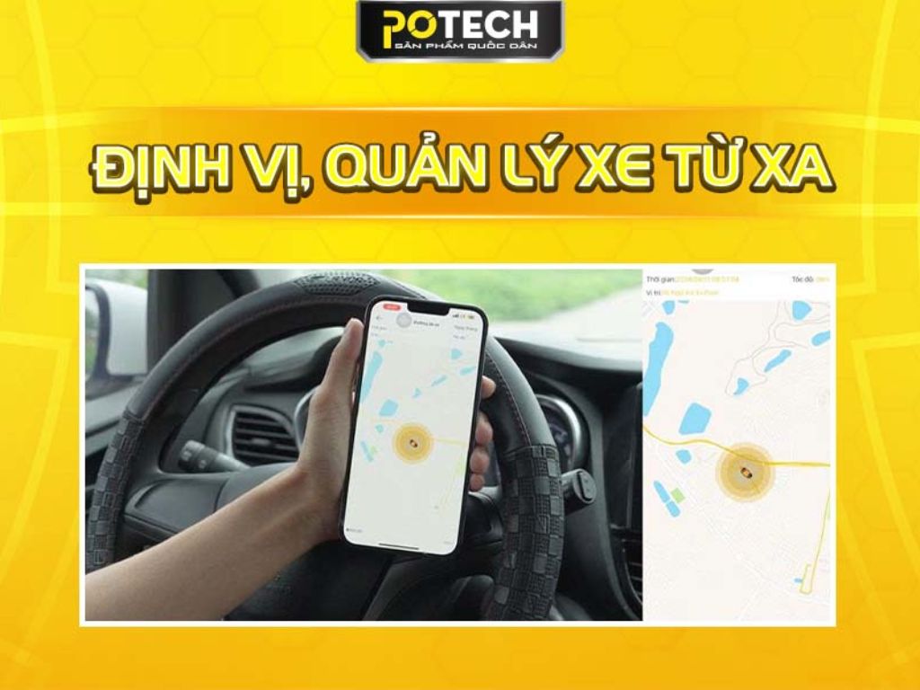 Định vị quản lý xe qua ứng dụng