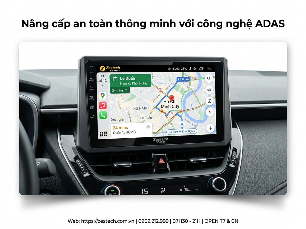 Nâng cấp an toàn thông minh với công nghệ ADAS