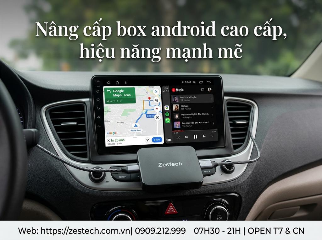 Nâng cấp box android cao cấp, hiệu năng mạnh mẽ