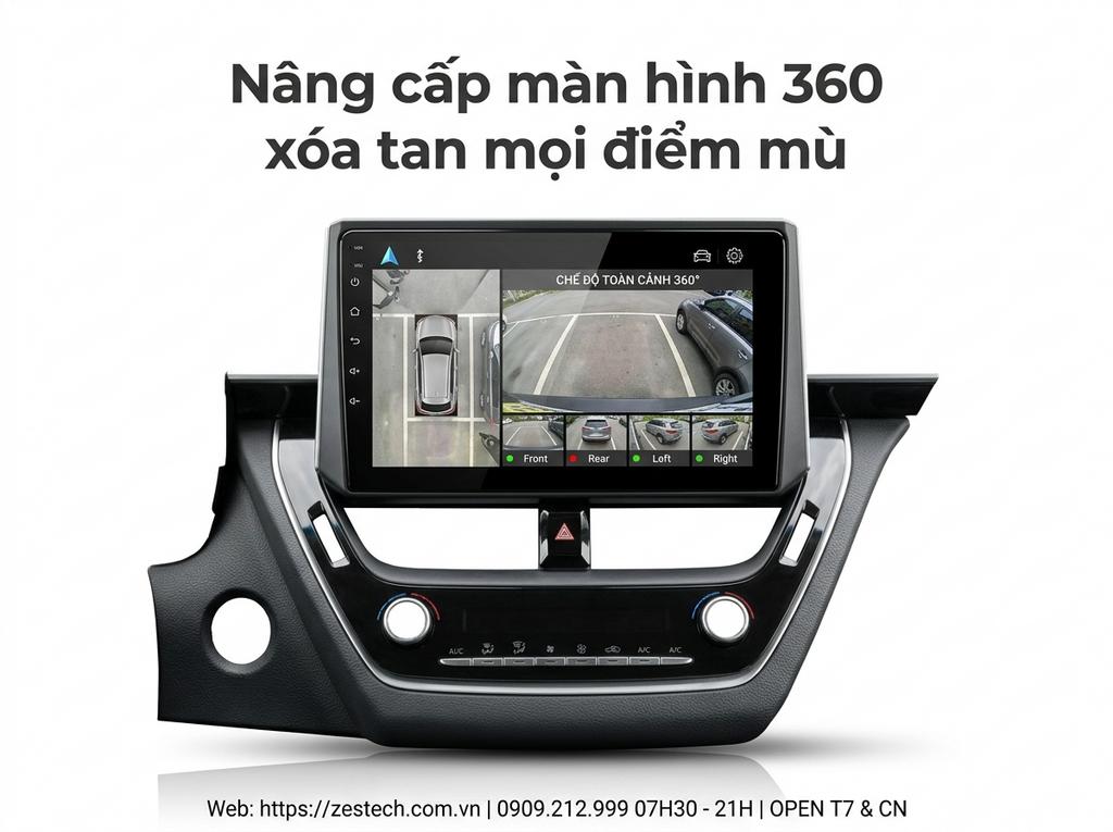 Nâng cấp màn hình 360 xóa tan mọi điểm mù