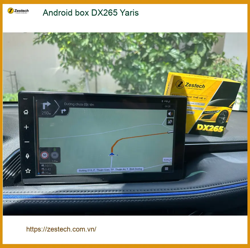 Chú Minh lắp Android box DX265 cho Yaris Quận 12 để xem Youtube và định vị ảnh thực tế 3