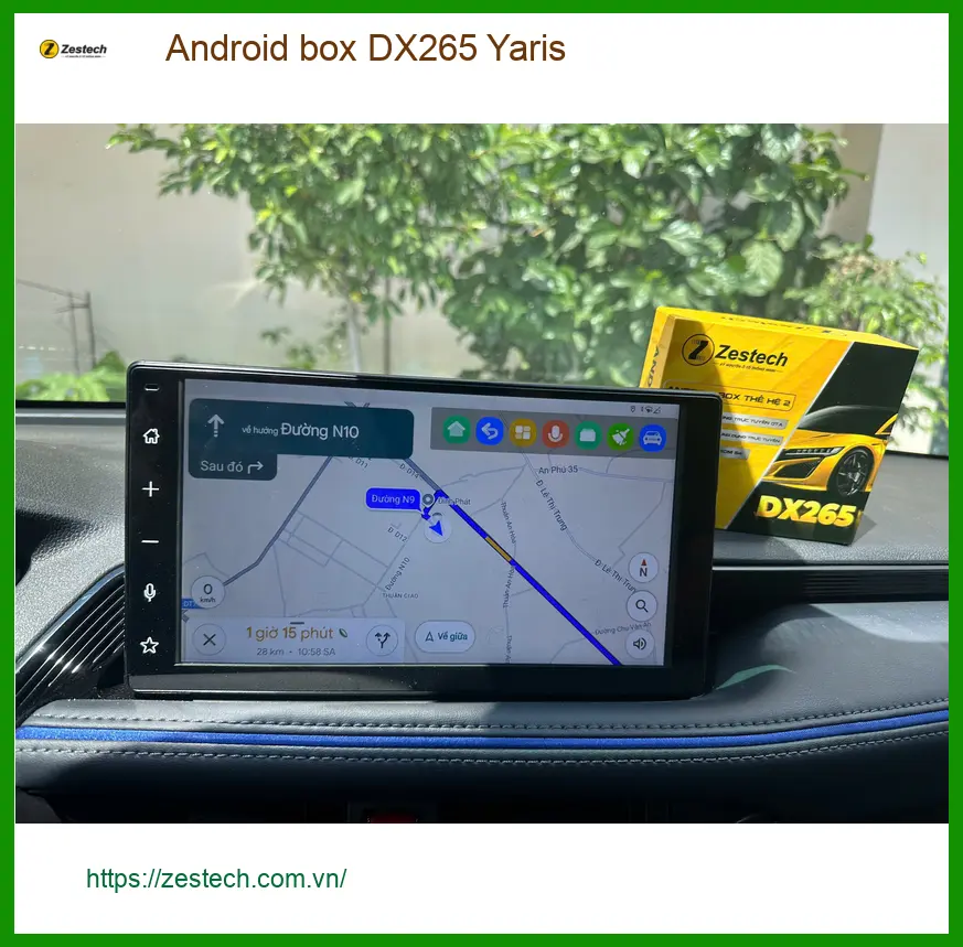 Chị Hằng lắp Android Box DX265 cho Yaris Quận 2 để giải trí thông minh hơn ảnh thực tế 5