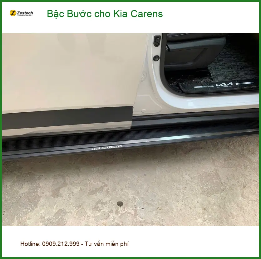 Anh Dũng lắp Bậc Bước cho Kia Carens tại Hóc Môn để lên xuống xe an toàn, tiện lợi ảnh thực tế 3