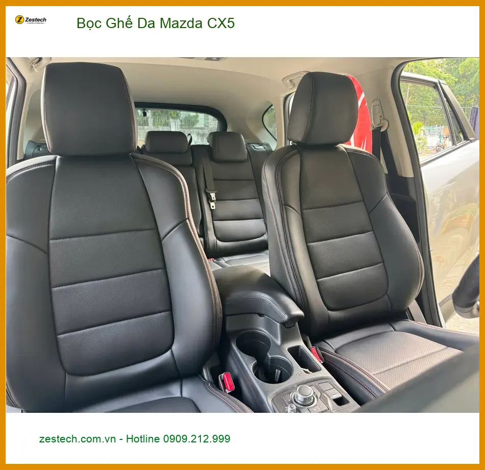 Anh Hưng bọc ghế da Mazda CX5 Quận 9 vì muốn nâng tầm không gian nội thất xe