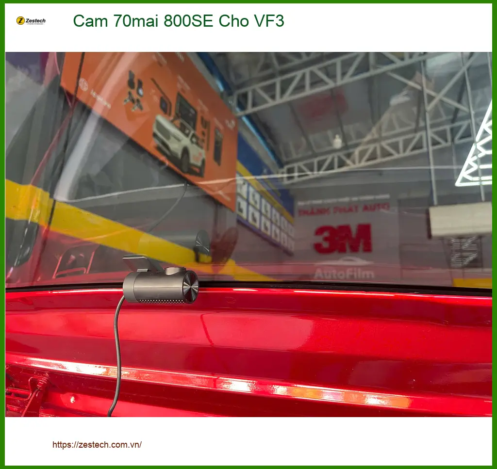 Anh Duy lắp Cam 70mai 800SE cho VinFast VF3 tại Quận 9 ảnh thực tế 4