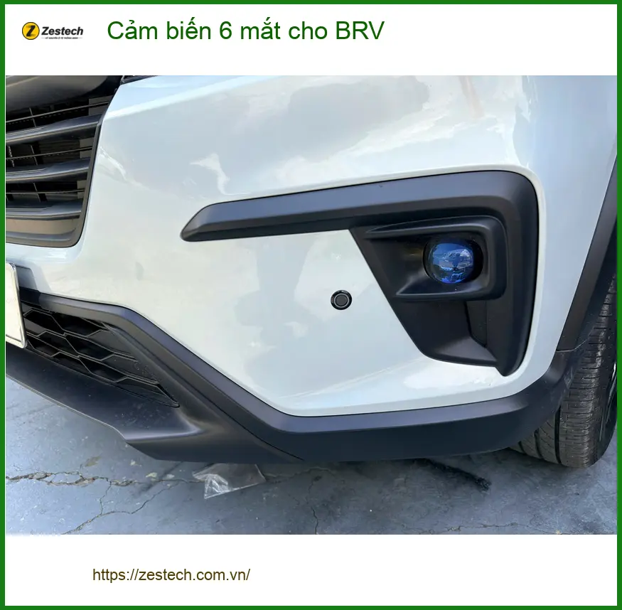 Chị Thảo lắp cảm biến 6 mắt cho BRV tại Thủ Đức để đỗ xe an toàn hơn ảnh thực tế 2