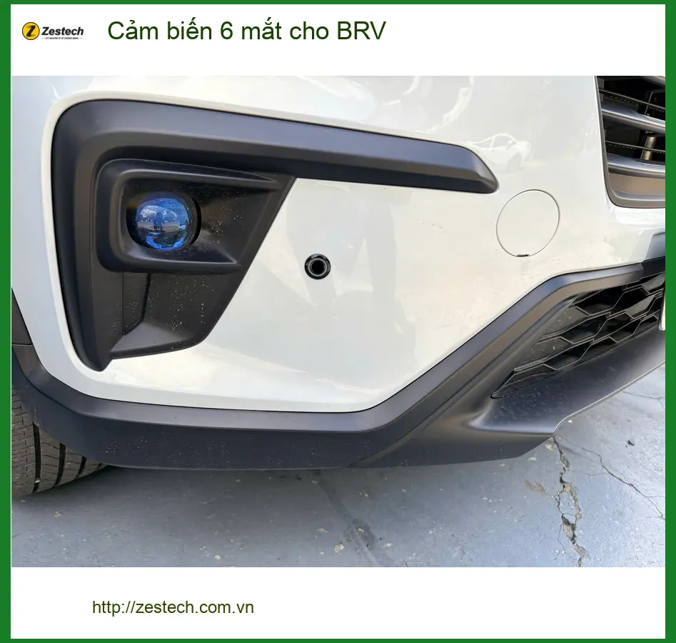 Chị Thảo lắp cảm biến 6 mắt cho BRV tại Thủ Đức để đỗ xe an toàn hơn ảnh thực tế 4