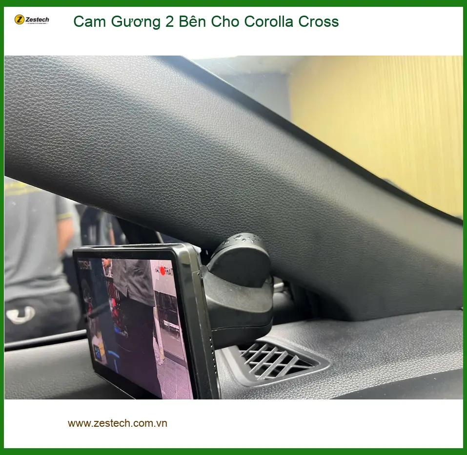 Anh Kiên lắp cam gương 2 bên cho Corolla Cross tại Thủ Đức để lùi đỗ an toàn ảnh thực tế 4