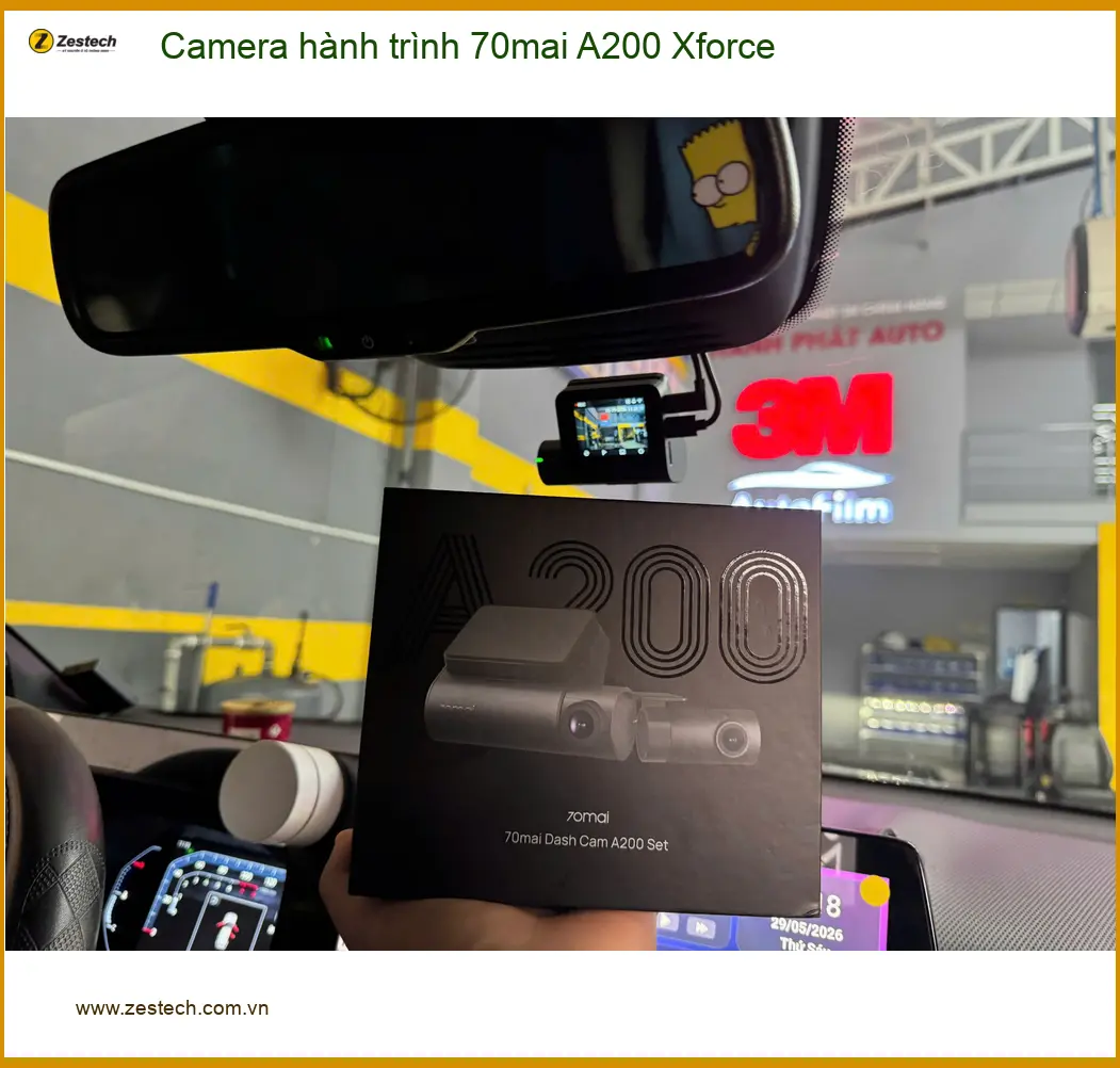 Anh Quang lắp Camera 70mai A200 Xforce cho Creta ở Quận 2 phòng rủi ro ảnh thực tế 3