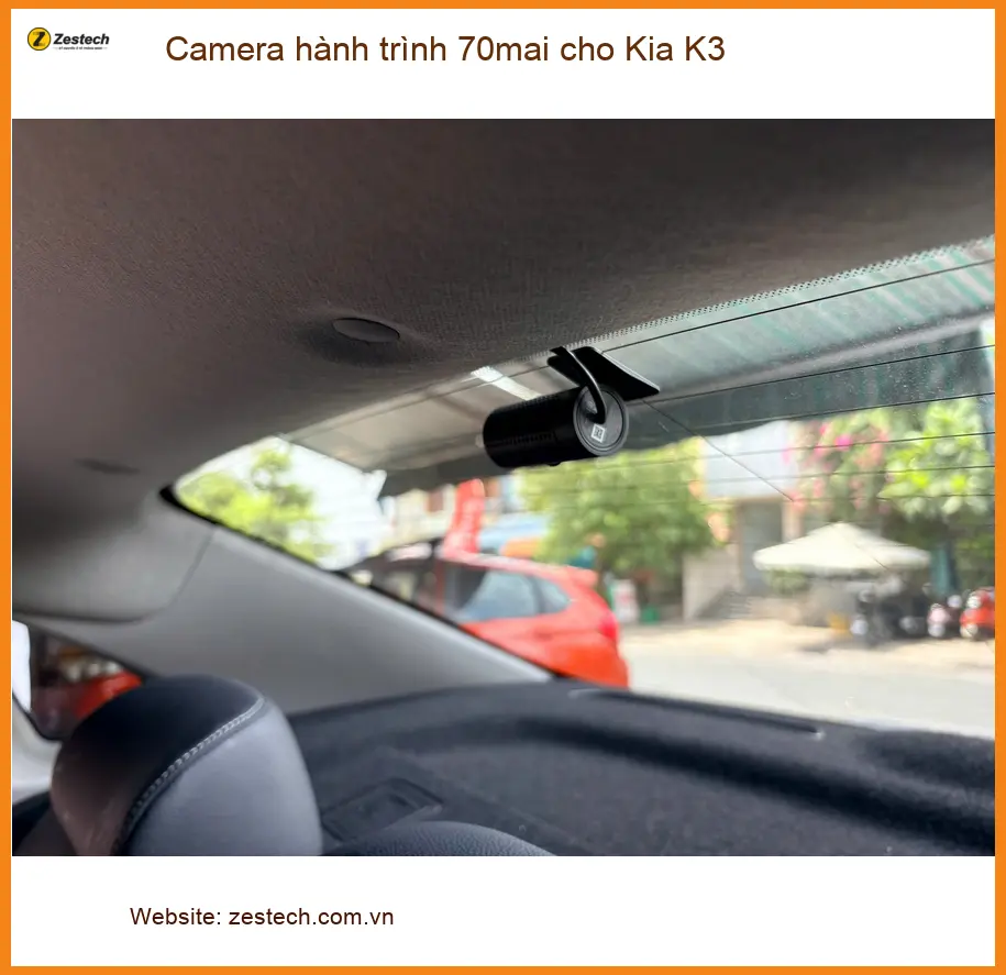 Anh Duy lắp Camera hành trình 70mai cho Kia K3 tại Cần Giờ để an tâm lái xe ảnh thực tế 2