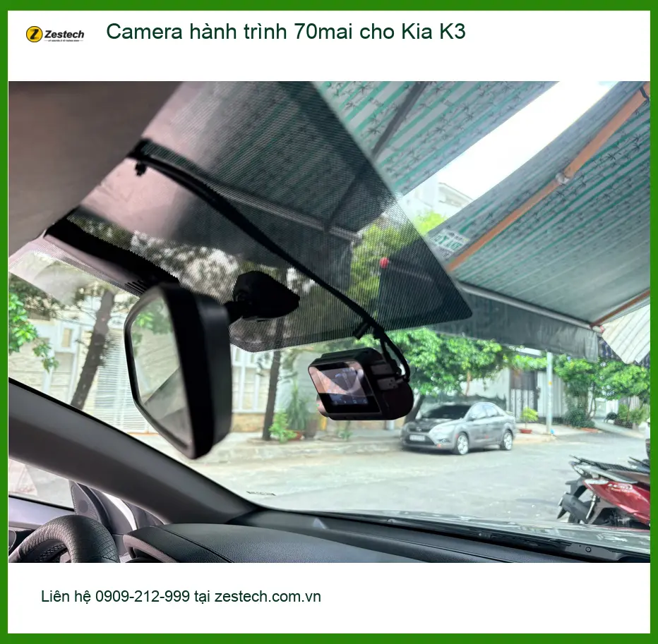 Anh Minh lắp Camera hành trình 70mai cho Kia K3 Quận 9 an toàn đường phố ảnh thực tế 2
