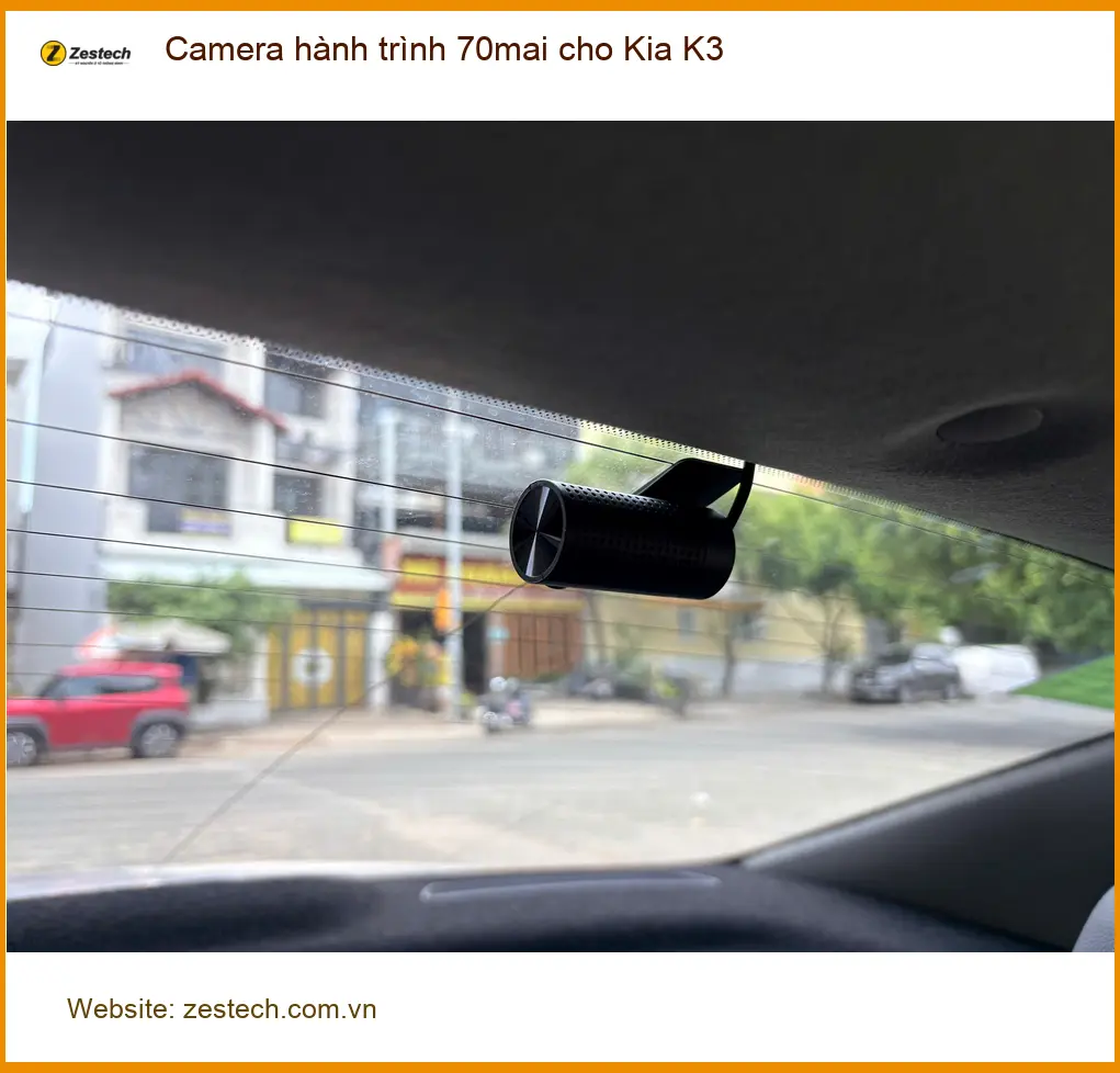 Anh Minh lắp Camera hành trình 70mai cho Kia K3 Quận 9 an toàn đường phố ảnh thực tế 3