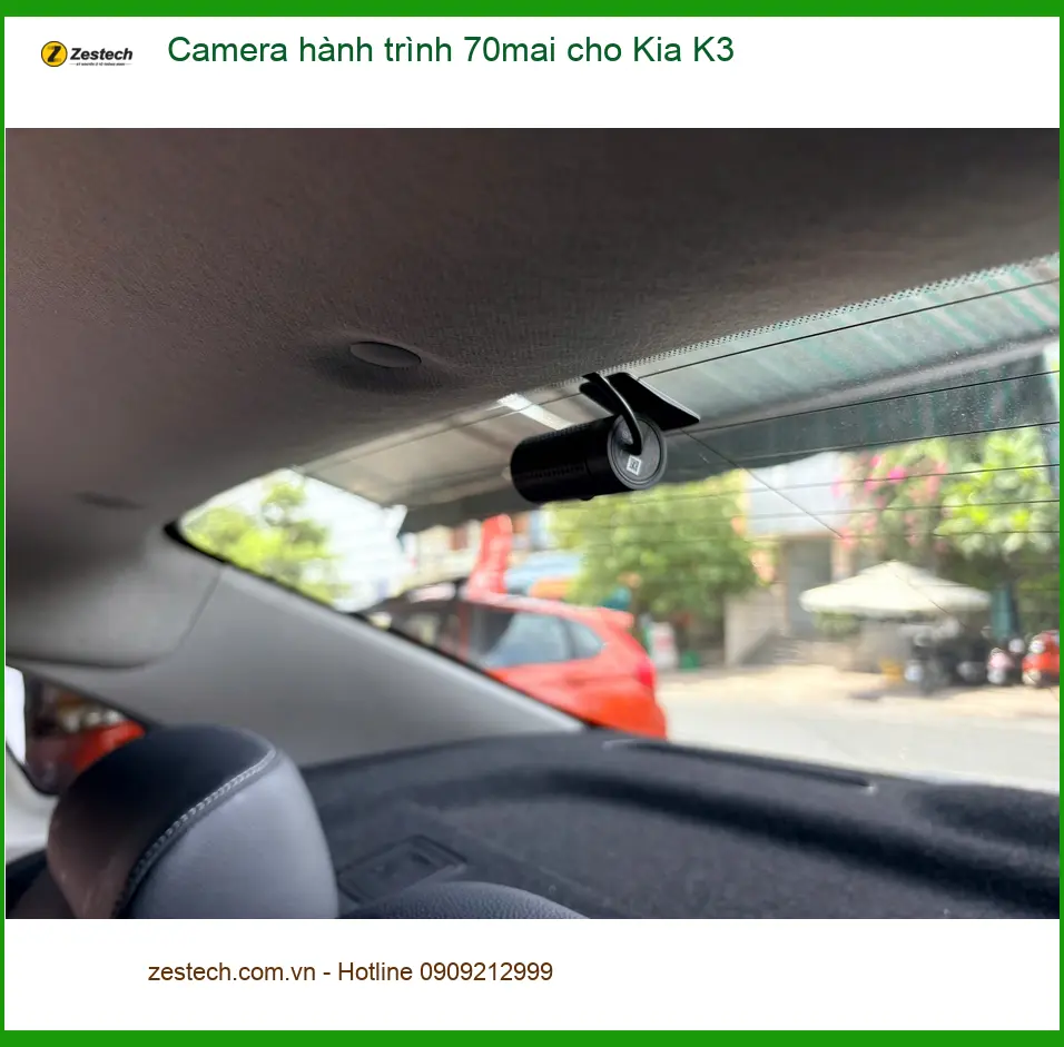 Anh Minh lắp Camera hành trình 70mai cho Kia K3 Quận 9 an toàn đường phố ảnh thực tế 4