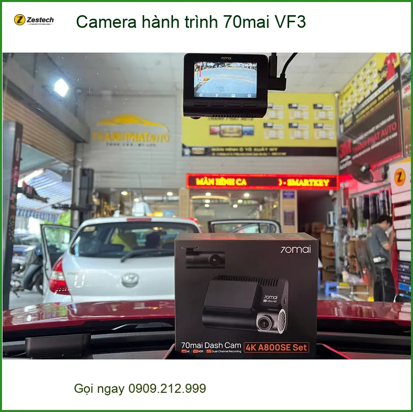 Anh Minh lắp Camera hành trình 70mai VinFast VF3 tại Quận 12 để an tâm mỗi chuyến đi ảnh thực tế 3