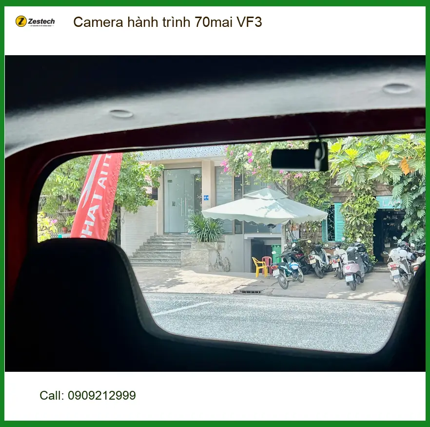 Anh Minh lắp Camera hành trình 70mai cho VinFast VF3 tại Quận 2 ảnh thực tế 2