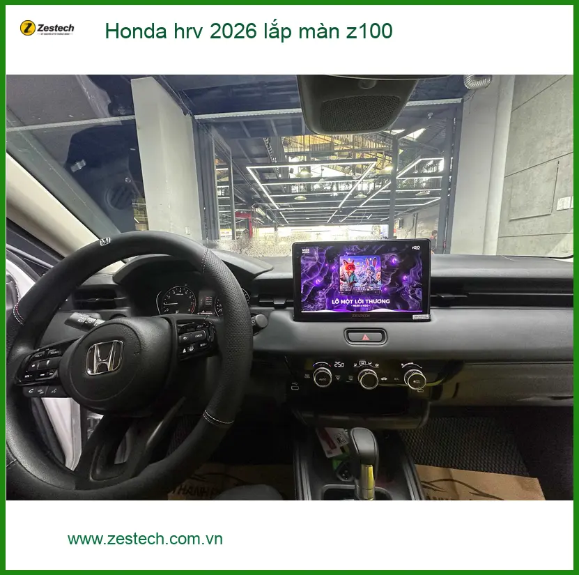Anh Khải lắp màn hình Z100 cho Honda HR-V 2026 tại Cần Giờ để nâng cấp tiện ích ảnh thực tế 2
