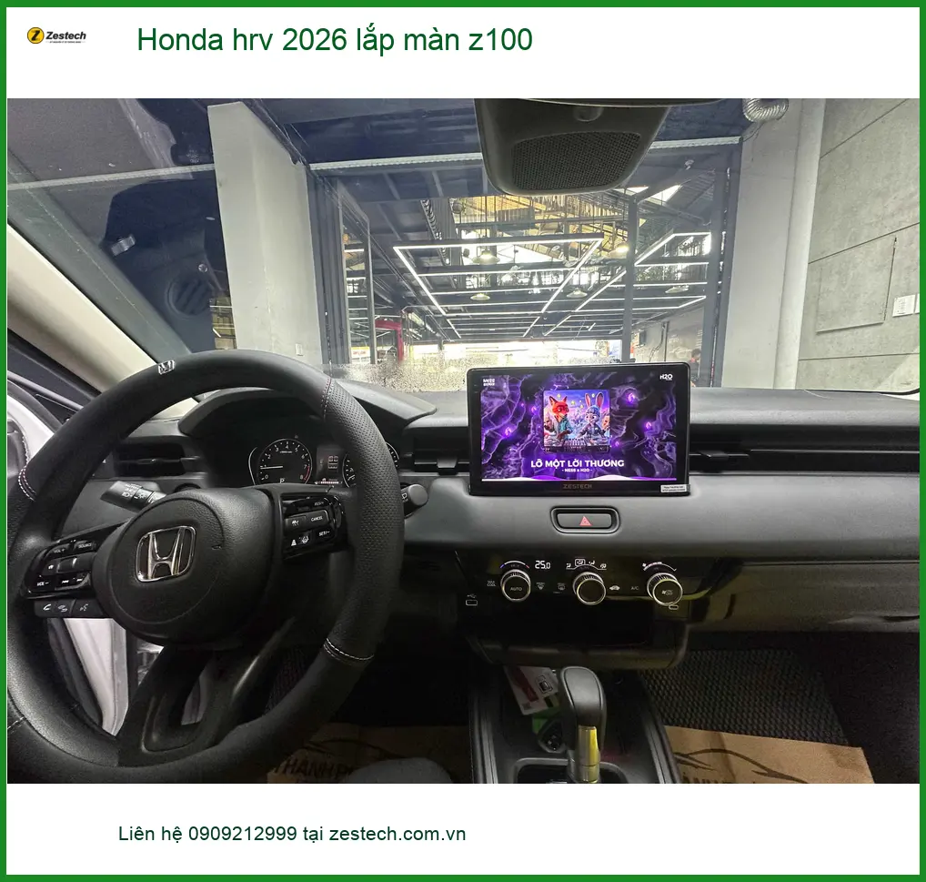 Anh Trường lắp màn hình Z100 cho Honda HR-V 2026 tại Quận Thủ Đức