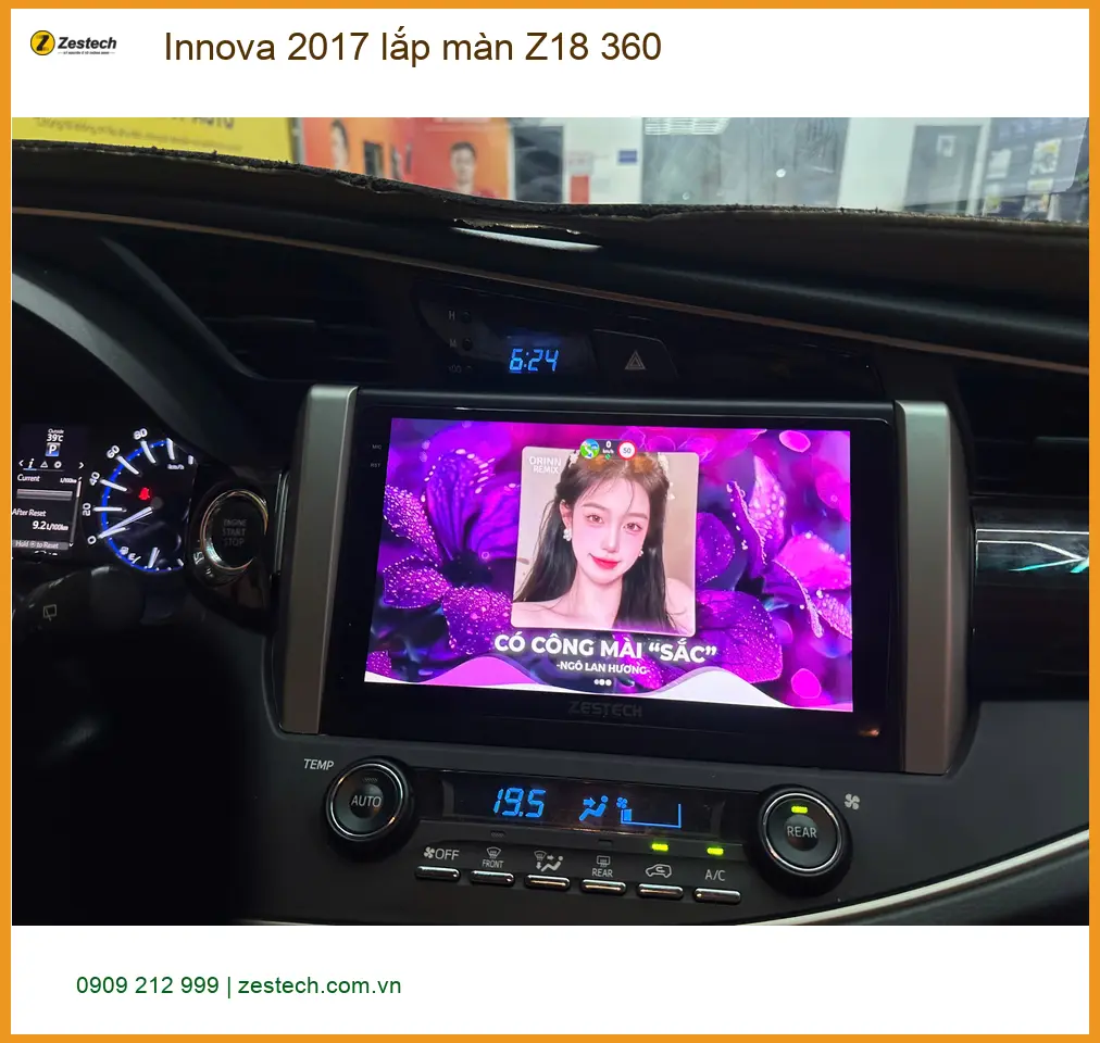 Anh Minh lắp màn Z18 360 cho Innova 2017 tại Hóc Môn vì muốn góc nhìn toàn cảnh ảnh thực tế 4