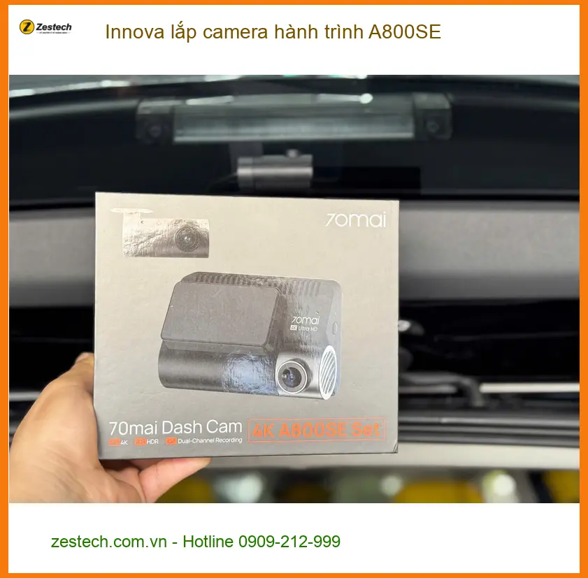 Anh Dũng lắp camera hành trình A800SE Innova Quận 8 ghi lại hành trình ảnh thực tế 3