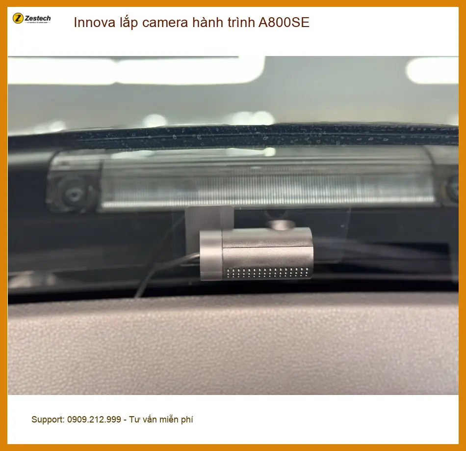 Anh Trung lắp camera hành trình A800SE cho Innova Quận 2 để an tâm lái xe ảnh thực tế 4