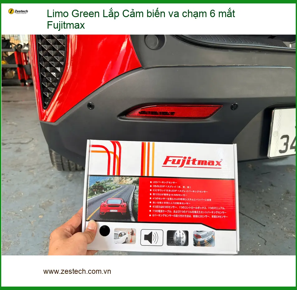 Chị Thảo lắp Cảm biến va chạm 6 mắt Fujitmax cho Hyundai Grand i10 Quận 12 ảnh thực tế 3