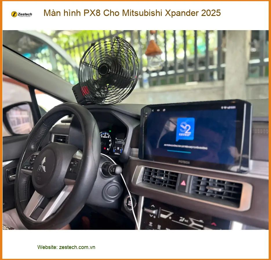 Anh Dũng lắp màn hình PX8 cho Xpander 2025 tại Thủ Đức cần giải trí đa nhiệm ảnh thực tế 4